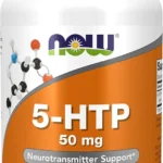 NOW Foods Supplements, 5-HTP (5-hydroxytryptophan) 50 mg, Neurotransmitter Support*, 180 Veg Capsules