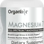 Organixx Magnesium Glycinate Supplement for Support Sleep, Muscle & Heart Health, 7 Type Magnesium Complex with Vitamin B6, Manganese Citrate, Gluten Free, Vegan, Non GMO, High Absorption, 60 Capsules