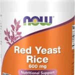 NOW Foods Supplements, Red Yeast Rice 600 mg, Made with Organic Red Yeast Rice, 240 Veg Capsules