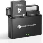 FirstPower Replacement Osmo Action 4&3 Battery (2-Pack 1850mAh) with Dual Fast Charging Hub Compatible with DJI Osmo Action 3 and Osmo Action 4 Cameras