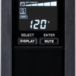 CyberPower CP1000AVRLCD Intelligent LCD UPS System, 1000VA/600W, 9 Outlets, AVR, Mini-Tower, Black
