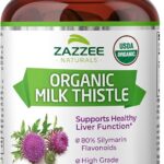 Zazzee USDA Organic Milk Thistle 30:1 Extract, 7500 mg Strength, 120 Vegan Capsules, 80% Silymarin Flavonoids, Standardized and Concentrated 30X Extract, 100% Vegetarian, All-Natural and Non-GMO