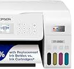 Epson EcoTank ET-2800 Wireless Color All-in-One Cartridge-Free Supertank Printer with Scan and Copy â€“ The Ideal Basic Home Printer - White, Medium