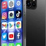 Mini Phone 64GB Unlocked 4G World's Smallest Mini Smartphone with 3.88'' HD Touch Screen Compact Backup Mobile Phone for Kids & Students 2000mAh Battery Dual SIM Face ID Black