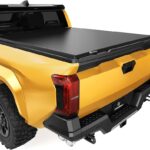 YITAMOTOR Soft Tri Fold Truck Bed Tonneau Cover Compatible with Toyota Tacoma 2024 2025 (Excl. Trail Edition) 5 ft Bed