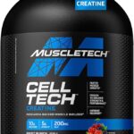 MuscleTech Cell Tech Creatine Research-Backed Muscle Builder for Faster Muscle Growth, Enhance Strength Performance & Improve Recovery Post-Workout Recovery Drink for Men & Women, Fruit Punch 6.00 lbs