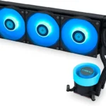 Lian Li Galahad II Lite Liquid Cooler 360mm RGB Fans–AIO CPU Water Cooling, Customizable ARGB Pump Block, Low Noise Hydraulic Bearing, Switchable Lid & 28mm PBT Fan for LGA 1700/1851/AM5/4 (GA2L36RB)