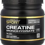 California Gold Nutrition, Creatine Powder, Micronized, Muscle and Strength Support, Creatine Monohydrate, No Gluten, No GMOs, No Soy, Unflavored, 16 oz (454 g)