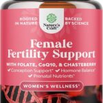 Fertility Supplement for Women with Prenatal Multivitamins - Female Fertility Support with Prenatal Choline Inositol Folate Chasteberry and CoQ10 Fertility Blend for Women to Promote Faster Conception