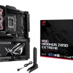 ASUS ROG MAXIMUS Z890 EXTREME Intel® Z890 LGA 1851 E-ATX motherboard, Advanced AI PC-ready, 24+2+1+2 stages, DDR5, WiFi7, 2.5G/10G LAN, PCIe® 5.0 M.2, Thunderbolt™ 5, USB Type-C®, AI OC, 5” LCD Screen