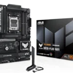 ASUS TUF Gaming B850-PLUS WiFi AMD AM5 B850 ATX Motherboard, 14+2+1 80A Stages, AI Ready, DDR5, PCIe 5.0, 3X M.2, Wi-Fi 7, 2.5Gb LAN, DisplayPort, HDMI™, USB 10Gbps & 20Gbps Type-C®, BIOS Flashback™