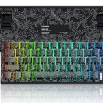 Womier M68 HE V2 Rapid Trigger Keyboard 60% Percent, Hall Effect Topographic Gaming Keyboard, Wired RGB Custom Mechanical Key Board with Magnetic Switch, PBT Keycaps for Mac/Win (Black)