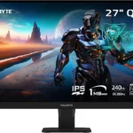 GIGABYTE - GS27QXA - Advanced Version - 27" SS IPS Gaming Monitor - QHD 2560x1440-240Hz/OC 260Hz - 1ms MPRT - AMD FreeSync Premium - HDMI, DP - Black