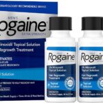Men's Rogaine Extra Strength 5% Minoxidil Topical Solution for Thin Hair, Hair Loss Treatment to Regrow Fuller, Thicker Hair, 3 Month Supply, 3 Bottles