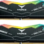 TEAMGROUP T-FORCE DELTA RGB DDR5 Ram 32GB (2x16GB) 6000MHz PC5-48000 CL30 Intel XMP 3.0 AMD Expo Compatible Desktop Memory Black FF3D532G6000HC30DC01
