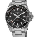 Longines HydroConquest GMT Automatic 41mm Black Dial Steel Men's Watch L3.790.4.56.6