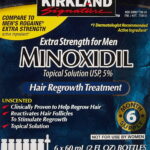 Minoxidil 5% Extra Strength Hair Regrowth for Men 6 Month Supply