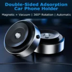 Universal Mobile Phone Holder Magnetic Vacuum Adsorption Car Bracket Adjustable Mobile Phone Holder Bracket 360 Rotation