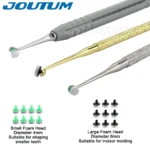 Dental Resin Filling kit Molding Tools  Light Cure Resin Filling Spatula Mixing Handle and Foam Pads Kit Teeth Whitening Tool