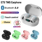 TWS E7S Wireless Headphones Bluetooth Earphone Control Sport Headset Waterproof Microphone Music Earbuds Accessories For Xiaomi