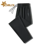 CHRLCK Plus Size Men's Camping Hiking Pants Summer Quick Drying Ice Silk Fishing Sport Outdoor Breath Trousers Men 40-140KG