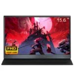 LANLIPU Portable Monitor 15.6inch FHD 1080P USB typeC HDMI Gaming Ultra-Slim IPS Display w/Smart Cover & Speakers,HDR Plug&Play