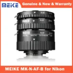 Meike N-AF-B Auto Focus Macro Extension Tube Set 12 20 36mm Adapter Ring For Nikon D3100 D5000 All DSLR AF AF-S DX Camera Lens