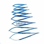 Titanium Castroviejo Needle Holders Ophthalmic tweezer forceps 12cm/14cm/16cm/18cm eye instruments