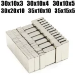 Super Strong Neodymium Block Magnet N35 NdFeB Powerful Permanent Magnetic iman Refrigerator magnetses for Office Poster