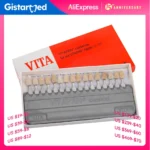 Tooth Model Colorimetric Plate High Quality Dental Equipment Teeth Whiting Porcelain VITA Pan Classical 16 Colors Shade Guide