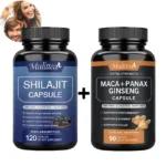 Mulittea Hot Sale 100% Organic Shilajit & Maca Capsules for Male Hormone Balance Energy  Supplement