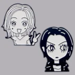 2 قطعة/المجموعة أنيمي الفتيات المينا دبوس مانغا بروش الصنوبر التلبيب شارة بدبابيس على ظهره الملابس والاكسسوارات الأزياء والمجوهرات المشجعين الهدايا