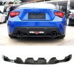 Rear Bumper And Rear Wing Spoiler Diffuser For Toyota 2013-2016 GT86 Scion FR-S 2013-2020 Subaru BRZ Real Carbon Fiber Diffuser