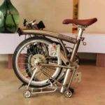 كرانستون-دراجة قابلة للطي خفيفة الوزن ، دراجة صغيرة محمولة في الهواء الطلق ، إطار مضاد للصدمات بالكامل ، 16 بوصة ، 9 سربات