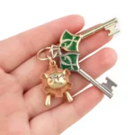 سلسلة مفاتيح لعبة حيوان الأسد الصغير ، عنصر رائع ، حامل مفاتيح ، حلقة سلسلة ، مجوهرات ، حقيبة ، ديكورات ، هدايا ، لطيفة