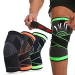 1 قطعة نيباد الرياضة الرجال ضغط منصات الركبة المرنة دعم اللياقة البدنية تشغيل والعتاد تنس كرة السلة الكرة الطائرة هدفين حامي