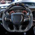 Steering Wheel Fit For Dodge Challenger SRT 2015-2024 Shift LED Customized Forge Racing Steer Wheel