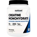 Nutricost Creatine Monohydrate Micronized Powder (1 KG) - Pure Creatine Monohydrate