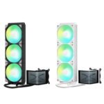 TRYX SE 360 ARGB 360mm AIO Rotatable MOLED Curved Screen 3D Cooler Asetek Adela