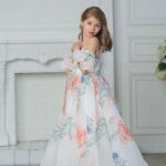 Kız Çocuk Cam Organze Kumaş Abiye 2023