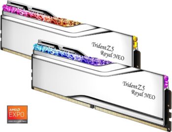 G.SKILL Trident Z5 Royal Neol Series 32GB (2 x 16GB) 288-Pin PC RAM DDR5 6000 (PC5 48000) Desktop Memory Model F5-6000J2836G16GX2-TR5NS