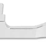 Haoge THB-X2S Metal Hot Shoe Thumb Up Rest Hand Grip for Fujifilm X100VI Fuji X100V Camera Silver