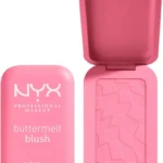 NYX PROFESSIONAL MAKEUP Buttermelt Powder Blush, Fade and Transfer-Resistant Blush, Up to 12HR Make Up Wear, Vegan Formula - Butta Together