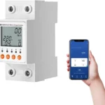 eMylo Smart Watt Meter Single-Phase AC 63A 80-400V, Tuya WiFi Power Meter Energy Monitor APP Remote Control, Circuit Breaker and Leakage Protection Suitable for Apartment Factory Home Energy Monitor