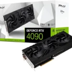 PNY GeForce RTX™ 4090 24GB Verto™ Triple Fan Graphics Card DLSS 3 (384-bit PCIe 4.0, GDDR6X, Supports 4k, Anti-Sag Bracket, HDMI/DisplayPort)