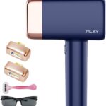 جهاز ازالة الشعر بالليزر T14 من ملاي مع تبريد ثلجي للنساء والرجال، 0.5 ثانية/وميض، 500,000 ومضة، 5 مستويات طاقة، جهاز ازالة الشعر بالليزر بالنبض الضوئي الدائم بدون الم للمنزل للذراع والساق ومنطقة