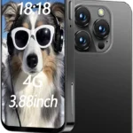 Mini Smartphone 4G Small Cellphone Unlocked Phone Child 3.88 Face ID Touch Screen Kids Mobile Student Android Dual Sim 3GB+32GB Cell Phones (Black)