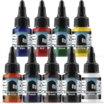 Monument Hobbies Pro Acryl Expansion Set #2 - Transparents! Acrylic Model Paints for Plastic Models - Miniature Painting, no-clog cap, comes loaded with glass agitator
