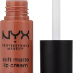 NYX PROFESSIONAL MAKEUP Soft Matte Lip Cream, Lightweight Liquid Lipstick - Abu Dhabi (Deep Rose-Beige)