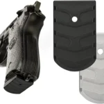 NDZ Performance Magazine Base Plate for Beretta 92 & 96, 9mm .40 S&W, Anodized Aluminum with Aspis Cut Design, Made in The USA - Choose Color & Pack Size